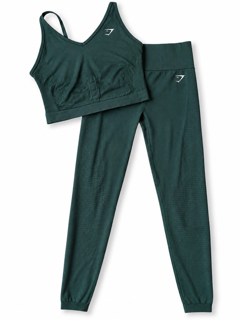 Gymshark set  Deep Green Seamless Leggings